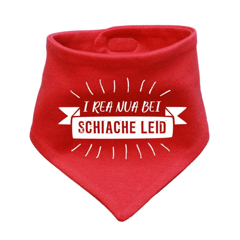 Bayerisches Babyhalstuch "I rea nua..."