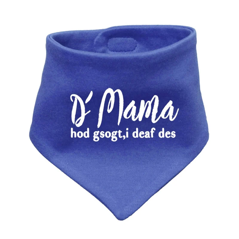 Bayerisches Babyhalstuch "Mama sogt, i deaf des!"