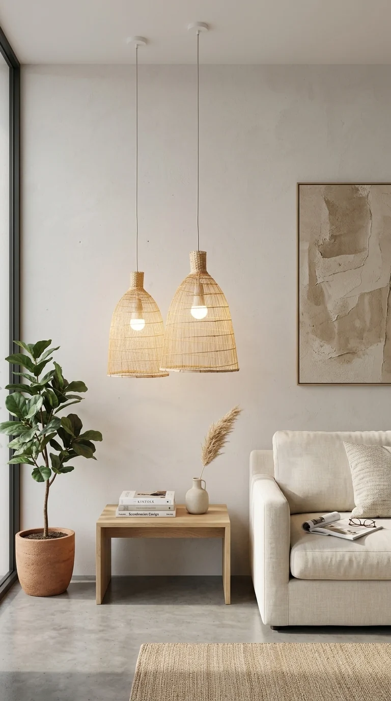 RASRI Bamboo Pendant Light Shade