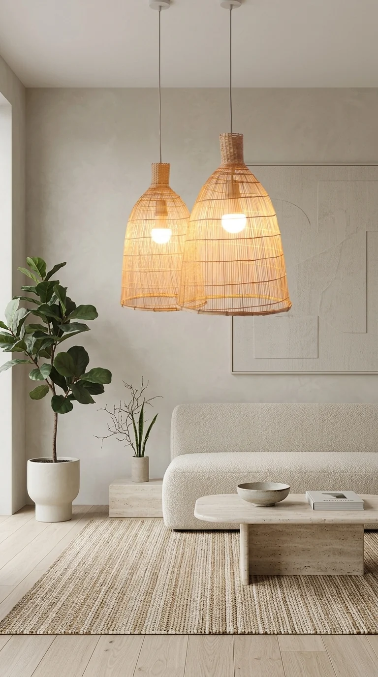 RASRI Bamboo Pendant Light Shade
