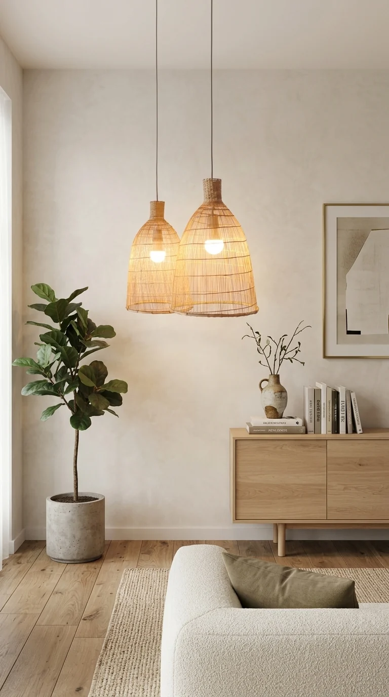 RASRI Bamboo Pendant Light Shade