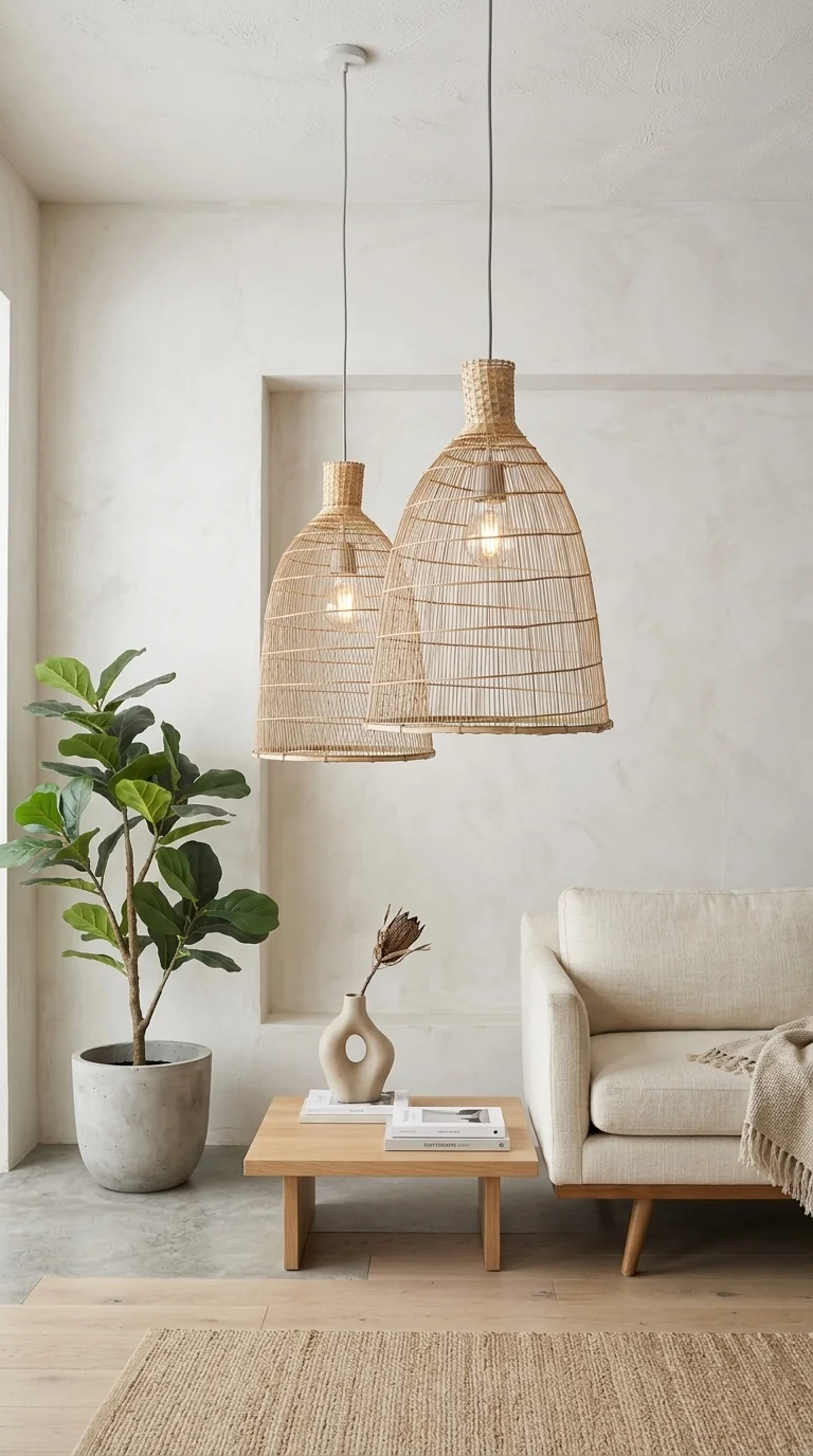RASRI Bamboo Pendant Light Shade
