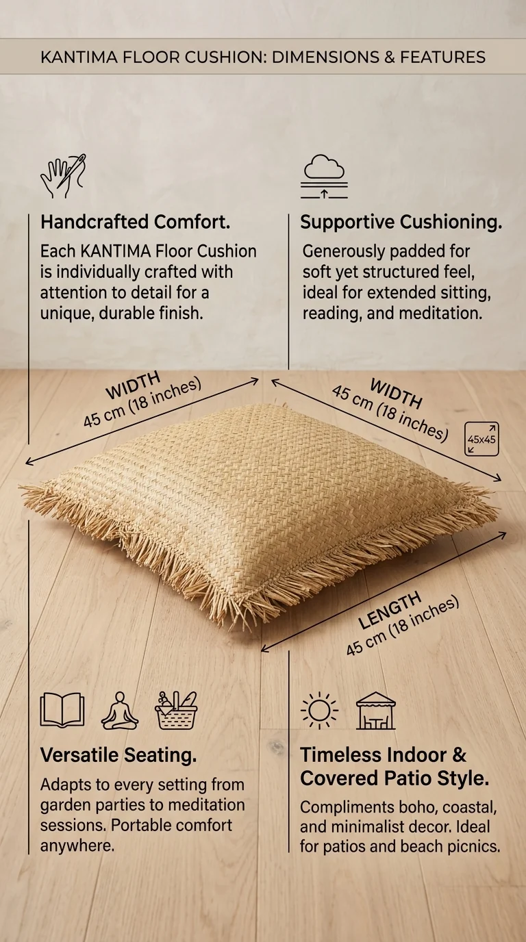 KANTIMA Kajood Floor Cushion