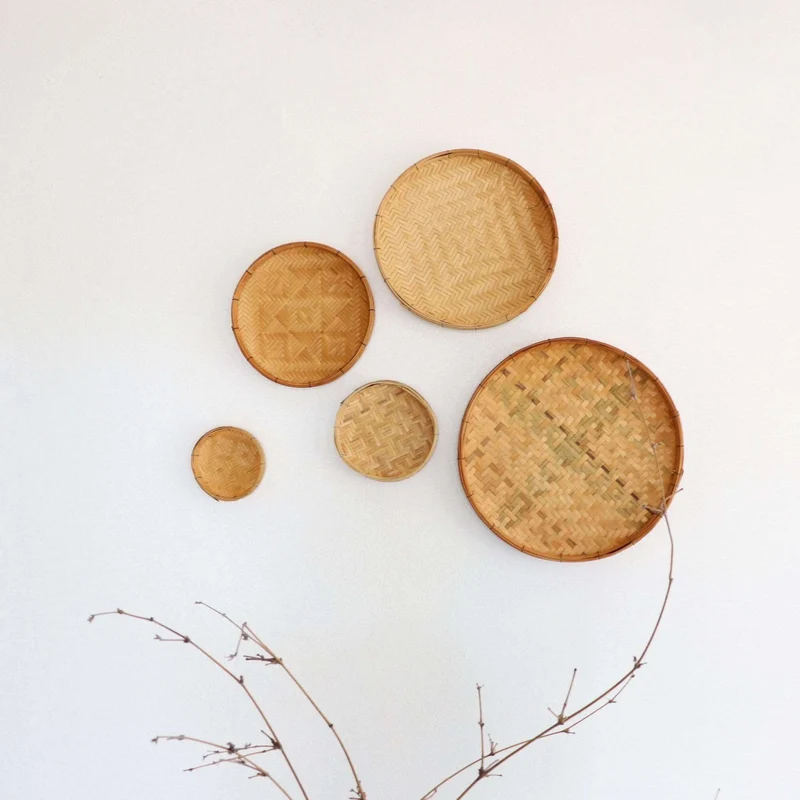 NARA - Bamboo Wall Hanging Art Décor Set of 5