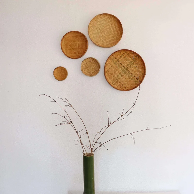 NARA - Bamboo Wall Hanging Art Décor Set of 5