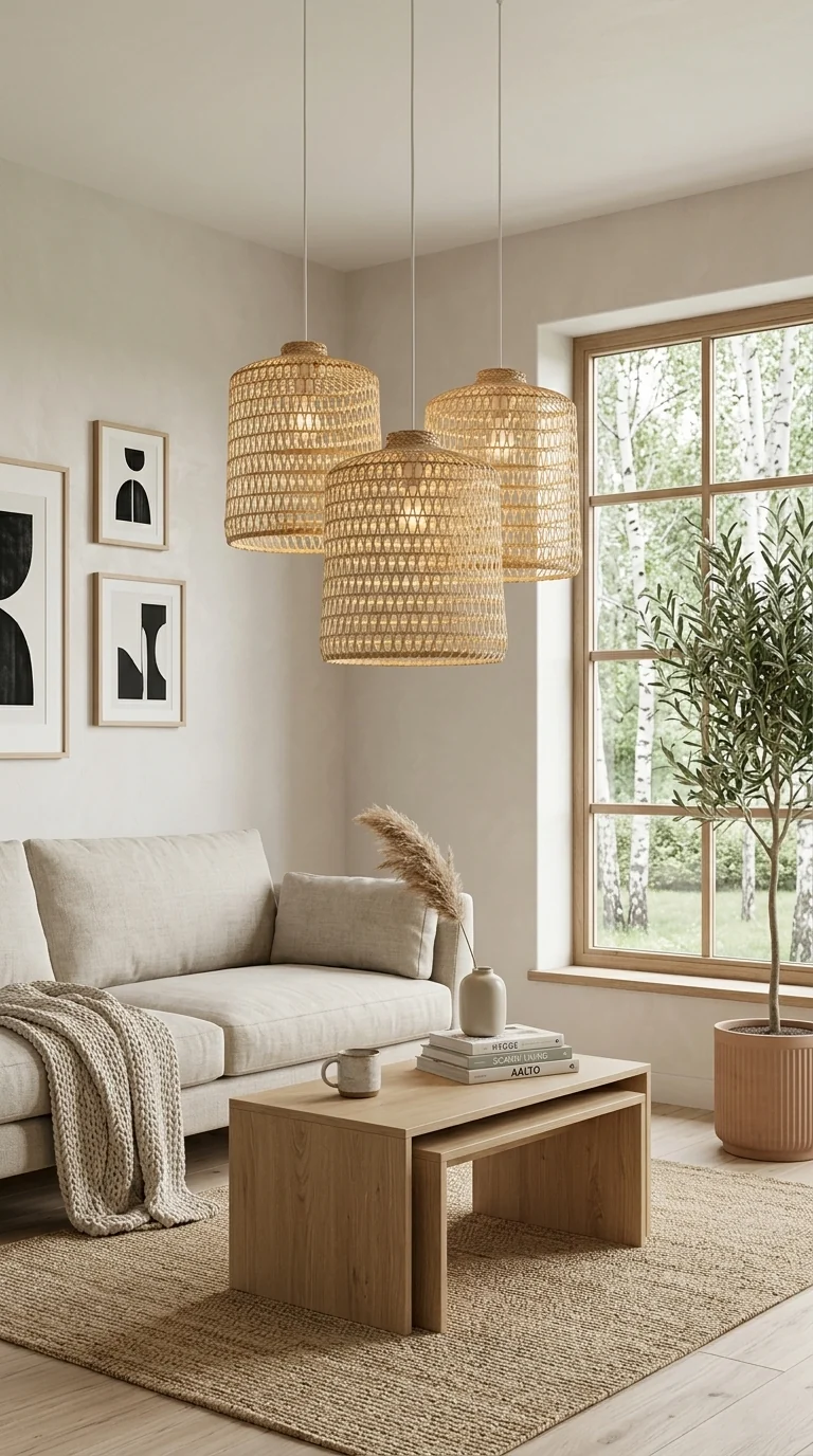 VAREE - Bamboo pendant light