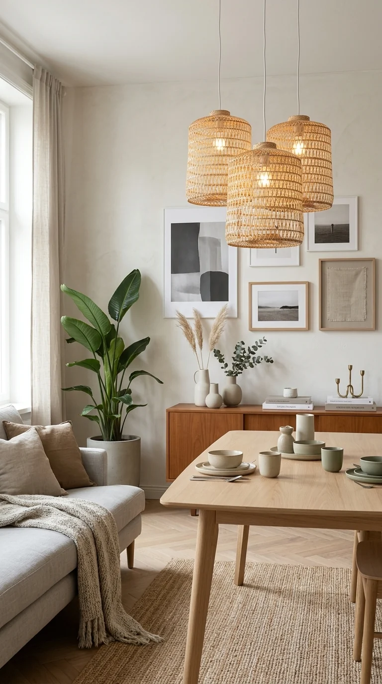 VAREE - Bamboo pendant light