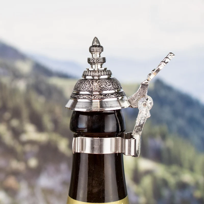 Bierflaschen Zinndeckel