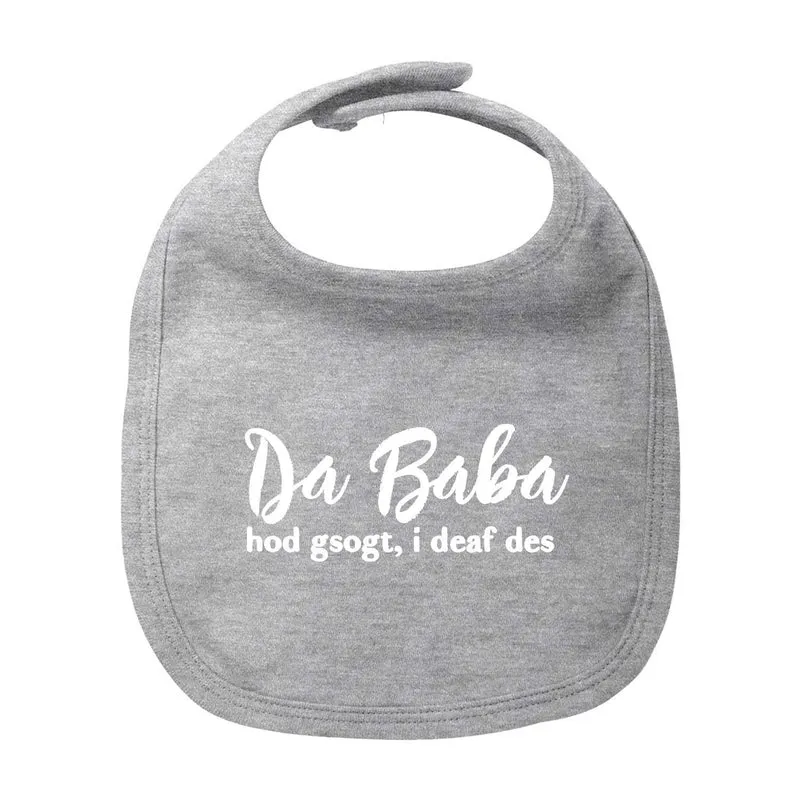 Lätzchen "Papa sogt, i deaf des!"