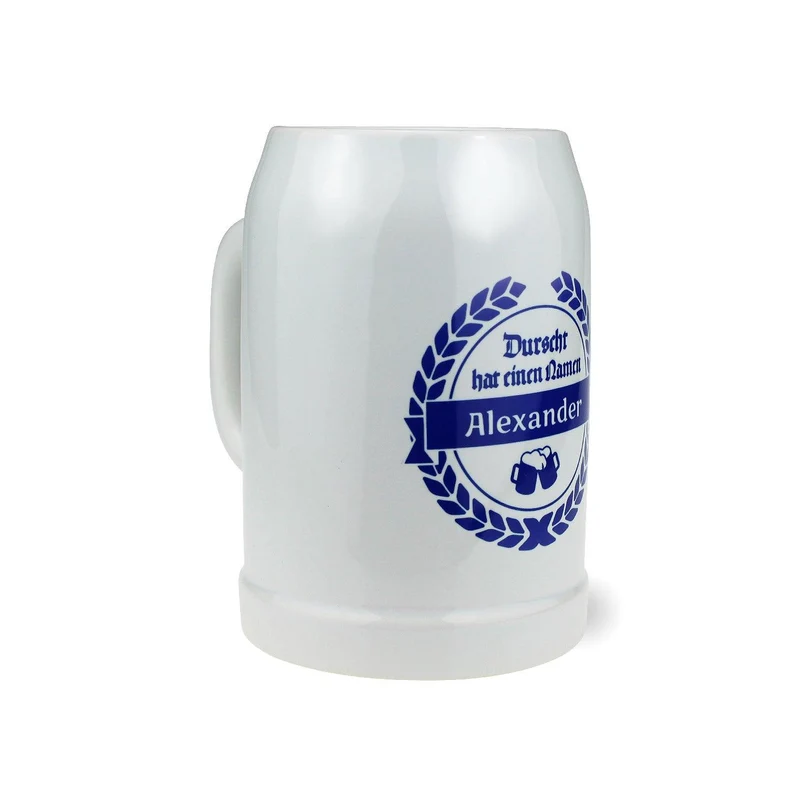 Bierkrug "Durscht" mit Wunschname
