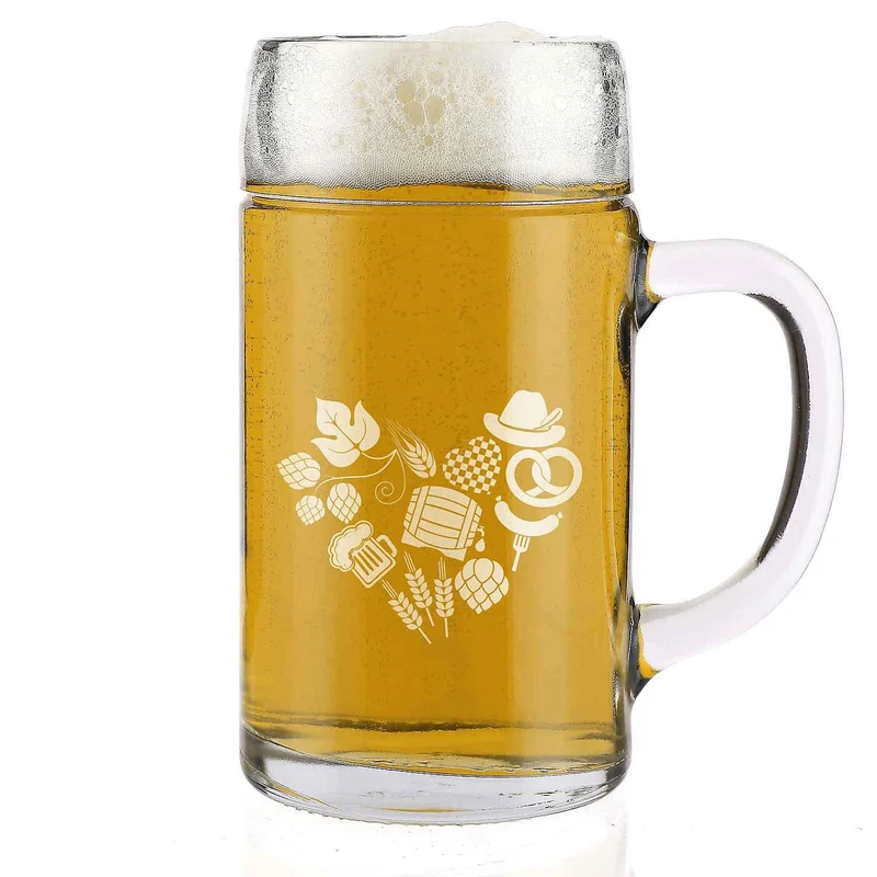 Masskrug mit Wunsch-Gravur