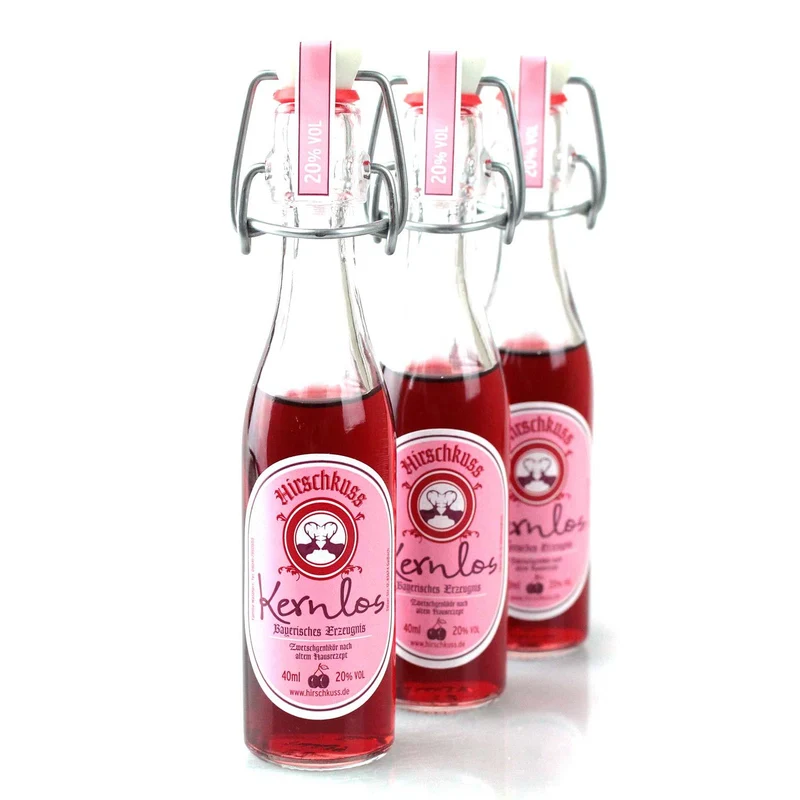 Hirschkuss Mini Zwetschgenlikör "Kernlos" 4cl
