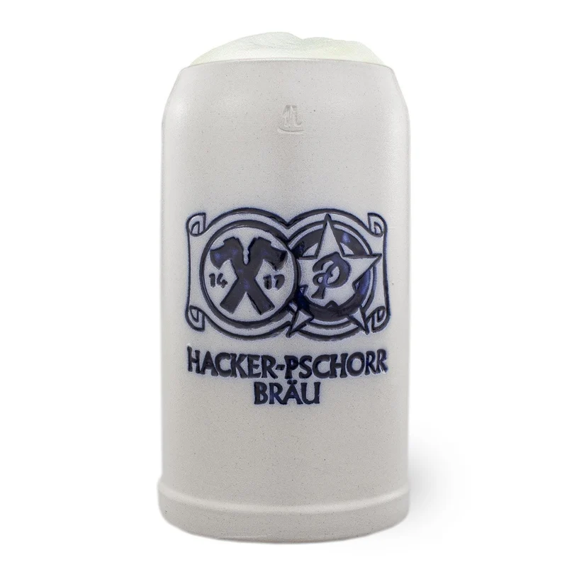 Steinkrug "Hacker-Pschorr-Bräu" salzglasiert