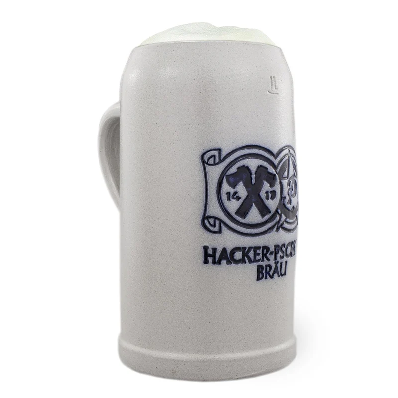 Steinkrug "Hacker-Pschorr-Bräu" salzglasiert