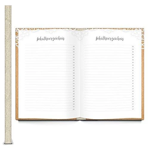 Logbuch-Verlag DIY Kochbuch + Backbuch SET DIN A4 - große XXL Rezeptbücher zum Selberschreiben für Kochrezepte + Backrezepte - Geschenkset