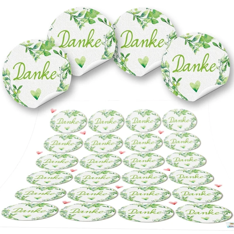 Aufkleber Set mit Sprüchen - 5 x 24 Geschenkaufkleber zum Briefe Schreiben Basteln Verzieren