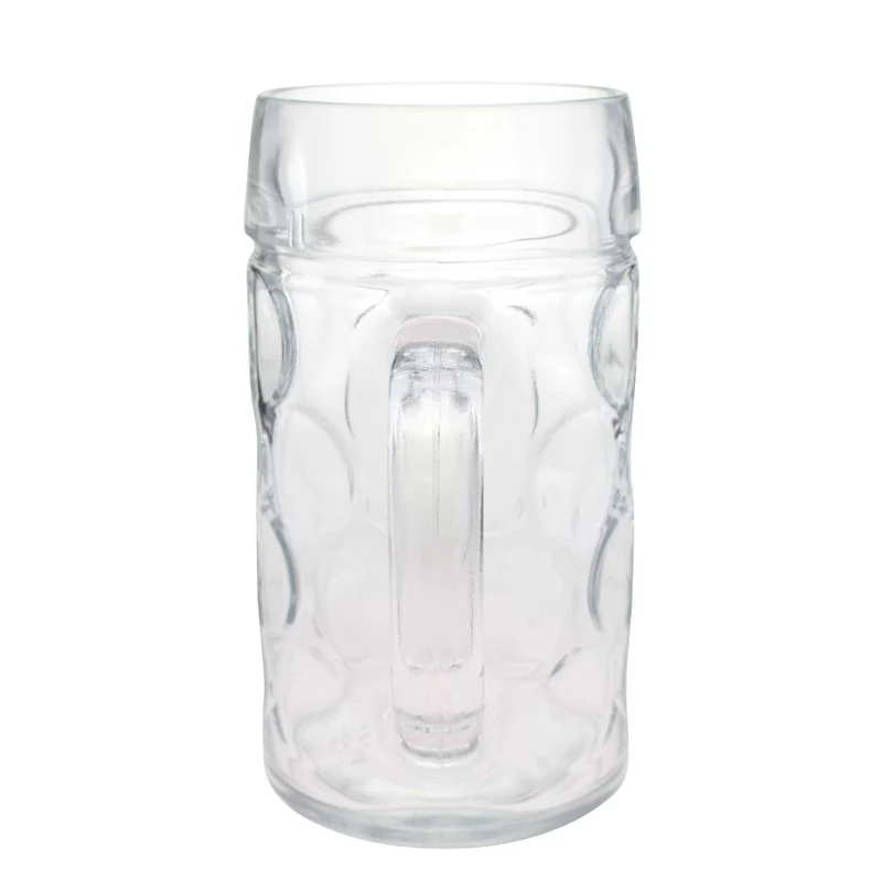 Glas-Masskrug mit Logo