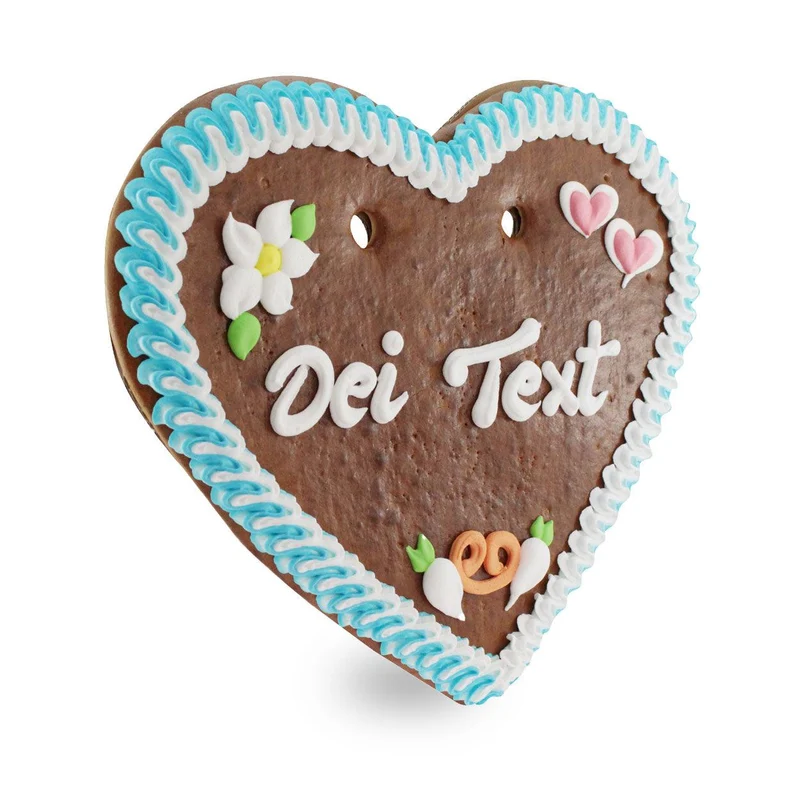 Lebkuchenherz mit Wunschtext