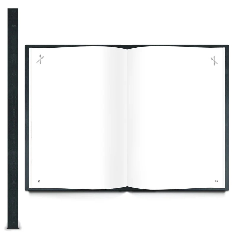 Logbuch-Verlag DIY Kochbücher SET schwarz weiß Tafelkreide-Stil A4 + A5 - leere Rezeptbücher für eigene Rezepte - Geschenkidee Weihnachten Geburtstag