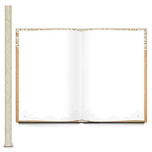 Logbuch-Verlag DIY Rezeptbücher SET MEINE REZEPTE DIN A4 braun schwarz weiß - Vintage Kochbücher leer zum Selberschreiben