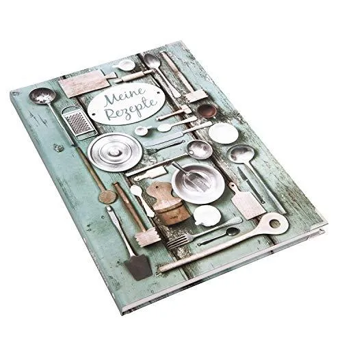 Logbuch-Verlag Rezeptbücher SET - DIY Kochbuch zum Selbst Schreiben DIN A4 + A5 - Geschenkbuch Geschenkset für Hobbyköche - eigene Rezepte aufschreiben
