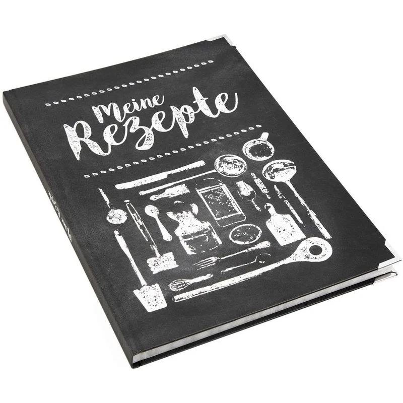 Logbuch-Verlag Rezeptbücher SET DIN A4 + A5-3 Kochbücher zum Selberschreiben - Geschenkset Bücher als Geschenk Küche Hobbyköche