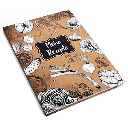Logbuch-Verlag Rezeptbücher Set zum selber schreiben & gestalten - leere DIY Kochbücher für eigene Rezepte - Geschenkset