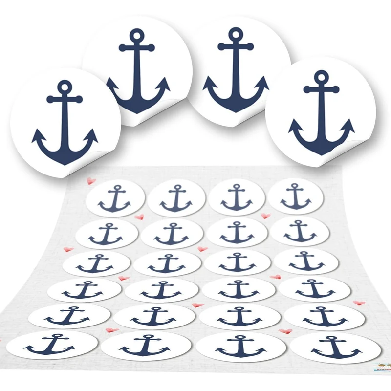 Buntes Aufkleber Set 131 Sticker - Danke + Anker + Sprüche Glückwunsch Motivation Liebe Freundschaft