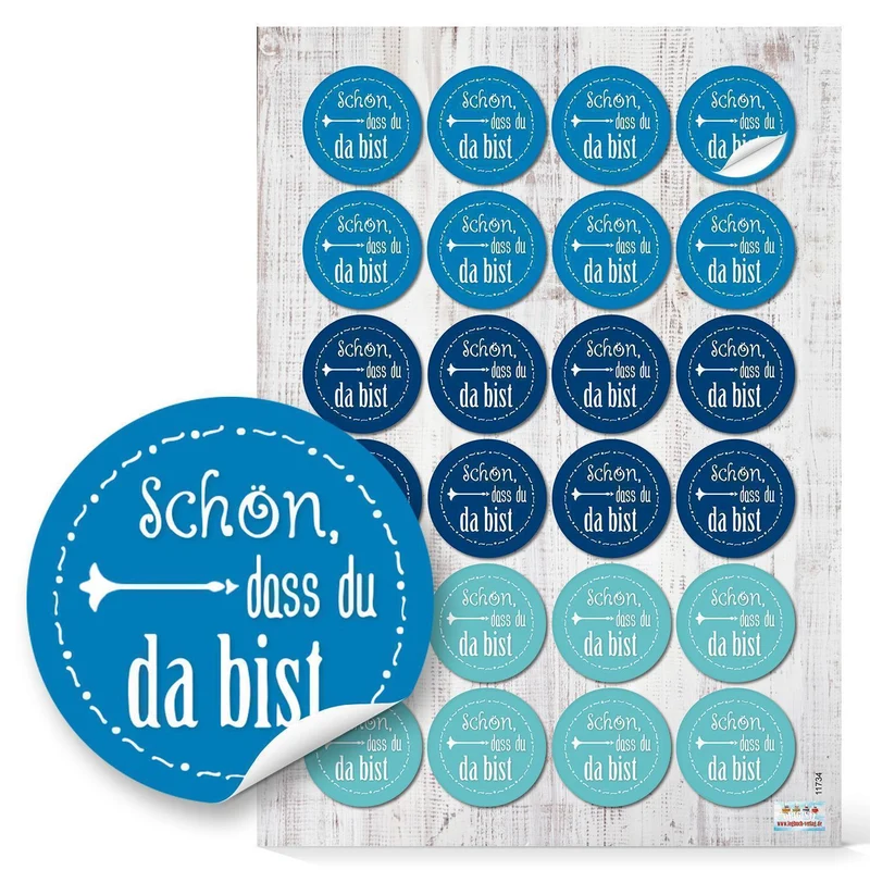Buntes Aufkleber Set 131 Sticker - Danke + Anker + Sprüche Glückwunsch Motivation Liebe Freundschaft