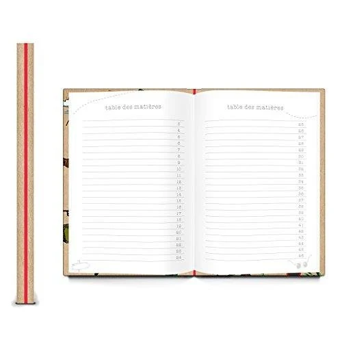 Logbuch-Verlag Camping Tagebuch Reisebuch DIN A5 - leeres Campingbuch Hardcover Buch zum Selberschreiben - Reise Urlaub Frankreich