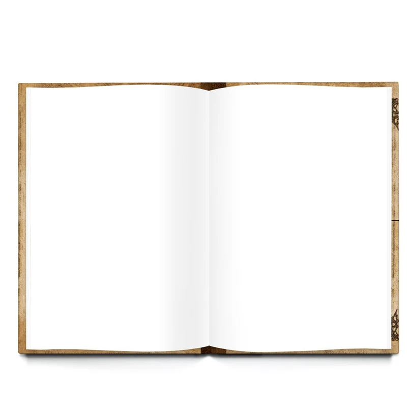 Logbuch-Verlag Vintage Notizbücher Set - 3 leere Bücher DIN A4 als Notizbuch Tagebuch zum Selber Gestalten Blanko - Anker Globus alte Welt Vintage-Stil