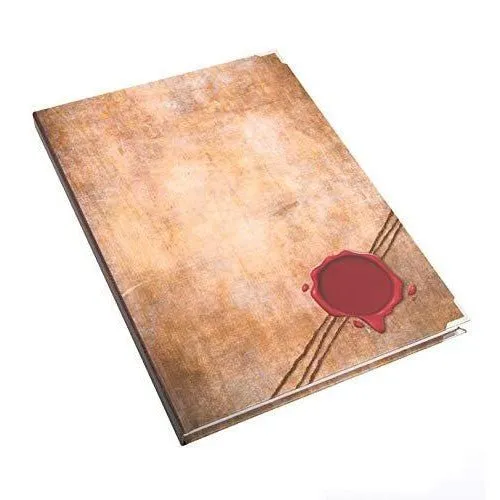 Logbuch-Verlag Vintage Notizbücher Set DIN A4 + A5 - zwei leere Bücher zur freien Gestaltung - Arbeiten Gedankenbuch Ideenbuch Tagebuch Blanko