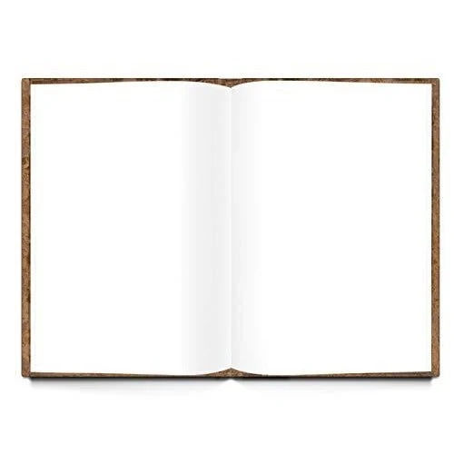 Logbuch-Verlag Vintage Notizbücher Set DIN A4 + A5 - zwei leere Bücher zur freien Gestaltung - Arbeiten Gedankenbuch Ideenbuch Tagebuch Blanko
