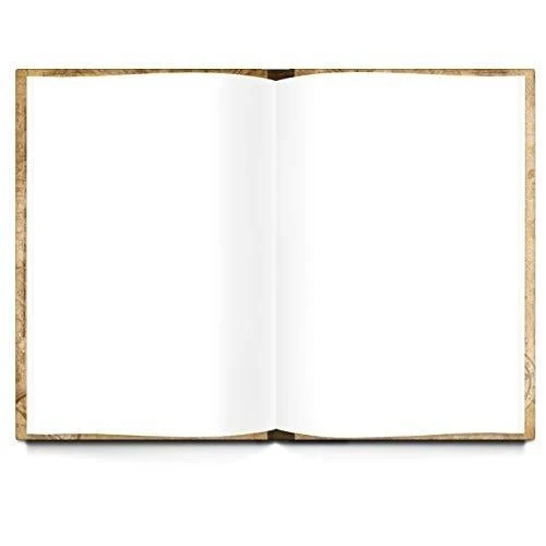 Loguch-Verlag 2 Notizbücher blanko leer zum selbst Gestalten - DIN A4 + A5 - Bücher mit Weltkarte Globus Motiv als Tagebuch Arbeitsbuch Skizzenbuch