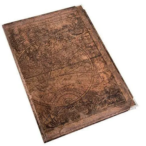 DIN A4 Notizbuch "Alte Welt" braun vintage