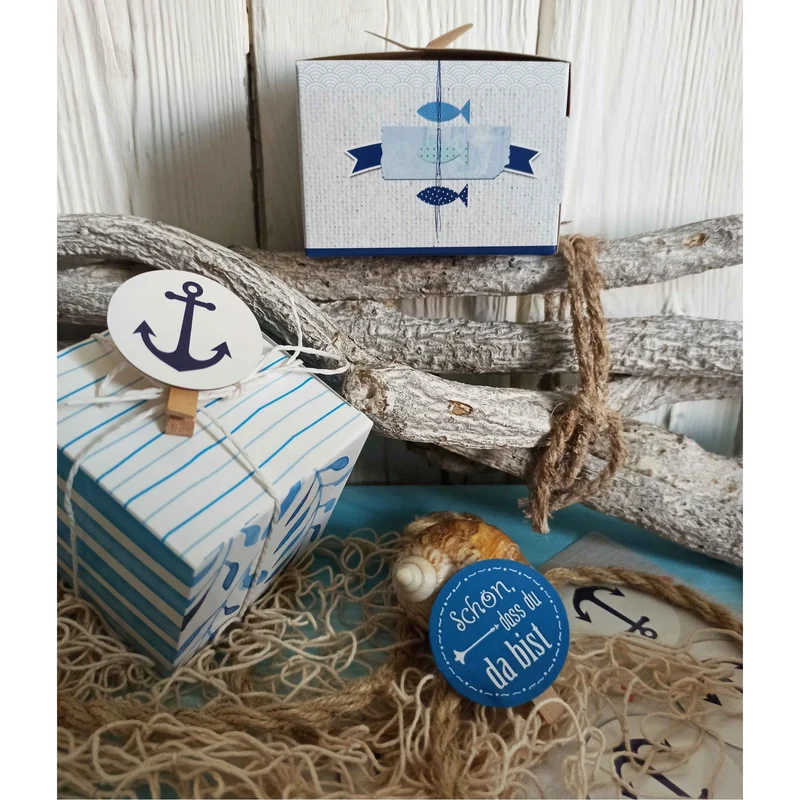 24 runde Aufkleber hellblau türkis blau SCHÖN DASS DU DA BIST 4 cm Geschenkaufkleber Etiketten für Hochzeit Taufe Kommunion Geburtstag Gastgeschenke give-away Deko Feste Geschenke Verpackung Mitgebsel