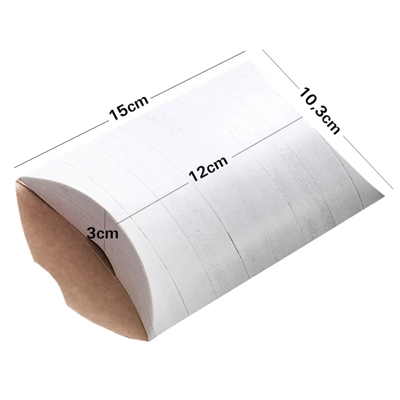 Geschenkboxen flach weiß-grau in Holzoptik 15 x 10,3 x 3 cm