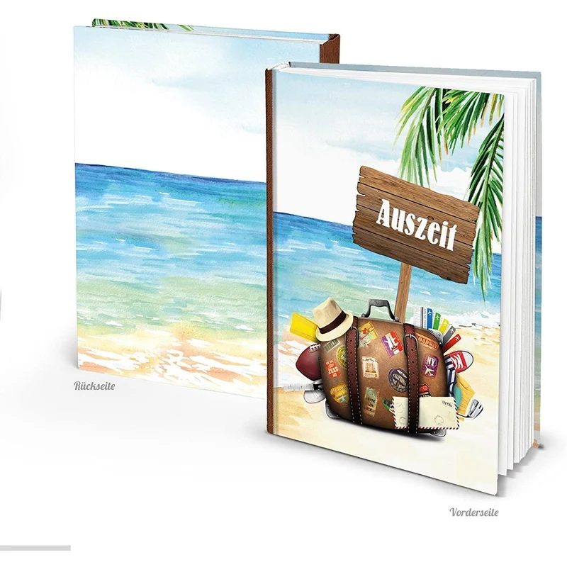 Geschenkset Reise - Reisetagebuch + Spardose Reisekasse