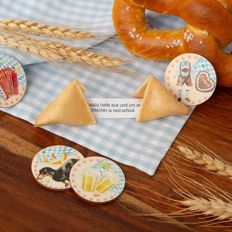 Oktoberfest-Holztaler zum Streuen und Basteln