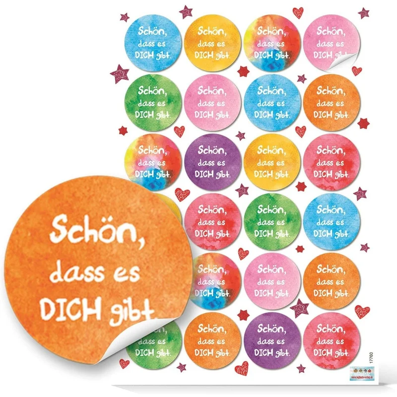 142 Geschenkaufkleber mit Sprüchen & Glückwunschen