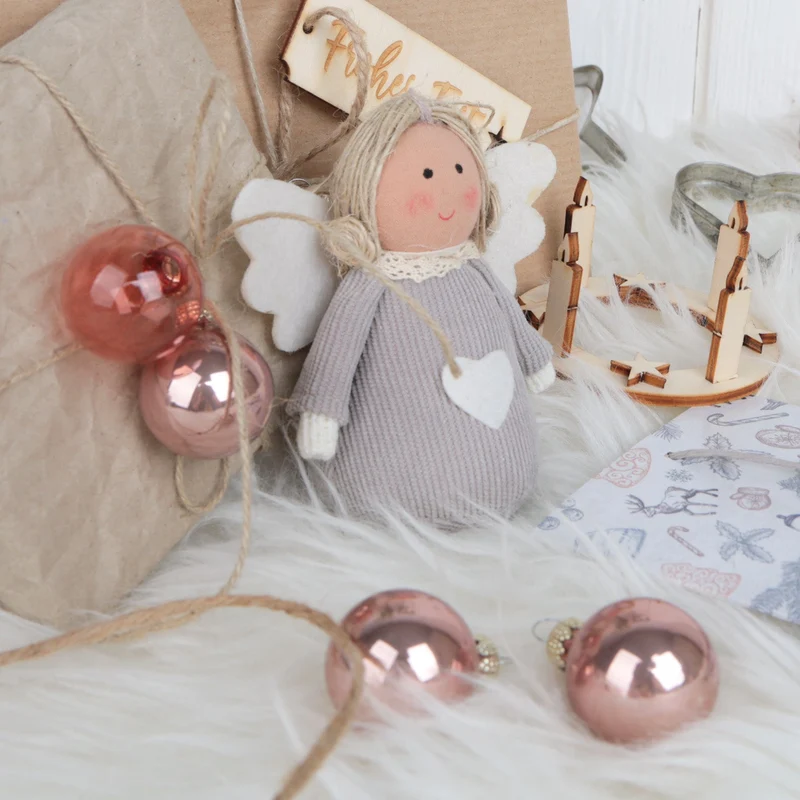 9 kleine Adventskränze aus Holz - Adventskranz Miniatur