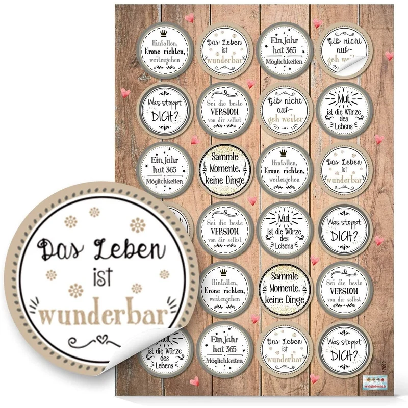142 Geschenkaufkleber zum Basteln - Aufkleberset zum Beschriften + Basteln