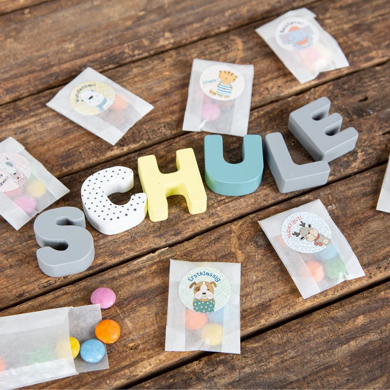 Logbuch-Verlag 96 kleine Belohnungsaufkleber für Schule Kindergarten Unterricht - Lob Belobigung Motivationsaufkleber für Kinder Ø 3,2 cm bunte Tiere