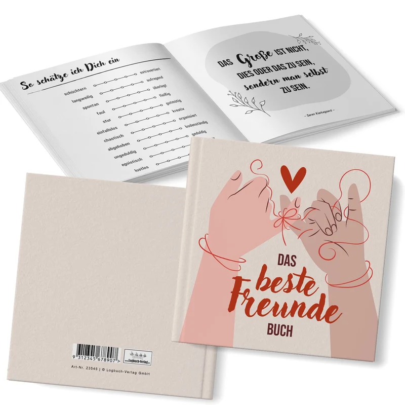 Beste Freundin Geschenk Buch zum Ausfüllen Freundebuch für Erwachsene