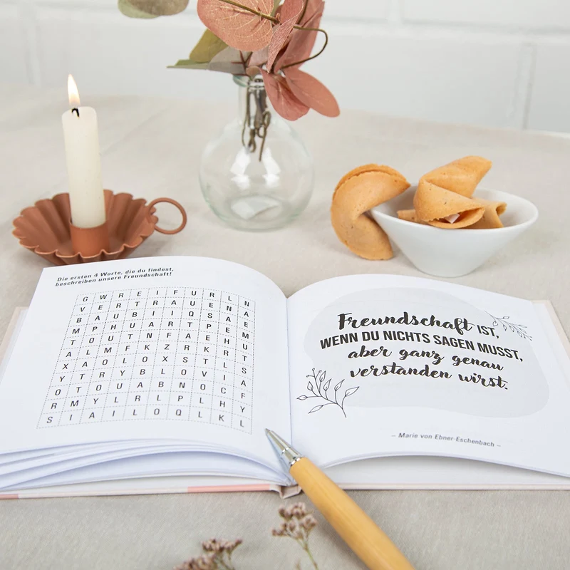 Beste Freundin Geschenk Buch zum Ausfüllen Freundebuch für Erwachsene