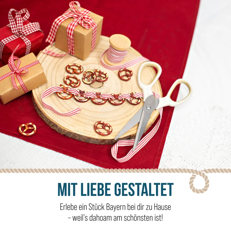 24 kleine Brezeln bayerische Deko Oktoberfest Tischdekoration 3,5 cm