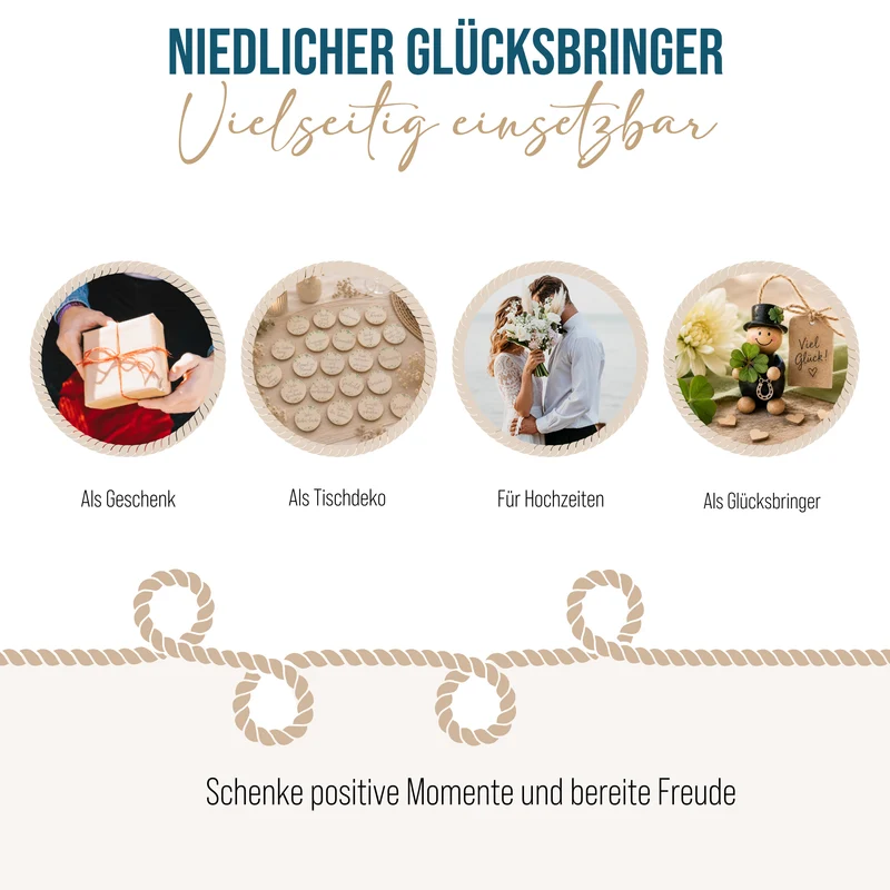 Logbuch-Verlag Eukalyptus Dekoration Hochzeit Streudeko Tischdeko 24 Holztaler Natur grün Sprüche Liebe Ø 4 cm