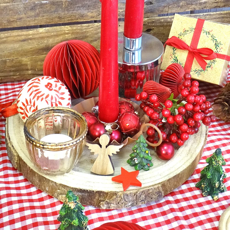 10 Mini Weihnachtsbäume 3,5 cm grün - Figuren Tischdekoration Weihnachten