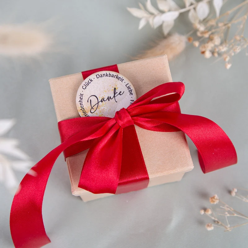 10 kleine Dankesgeschenke für Mitarbeiter & Kunden aus Holz 4 cm